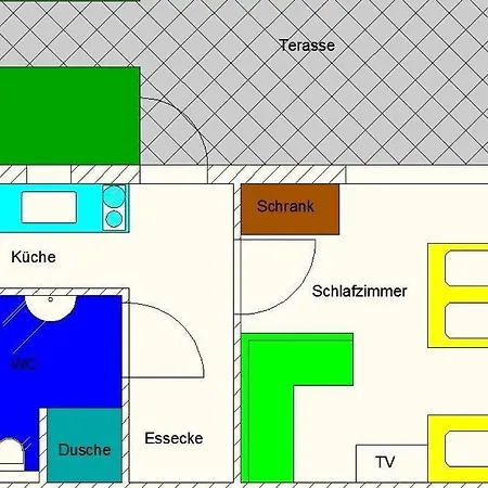 Kalle Fuer 2 Personen Mit Terrasse Appartement Ostseebad Kühlungsborn